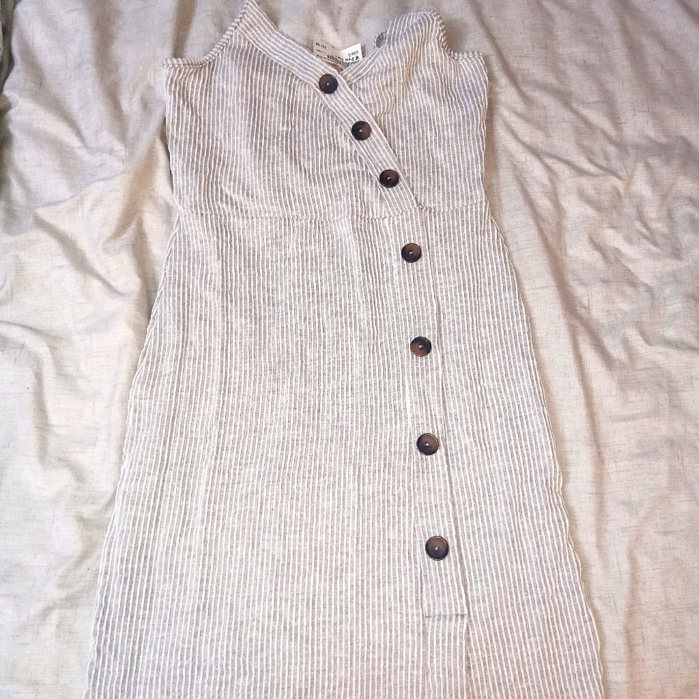 Ribbed faux wrap dress